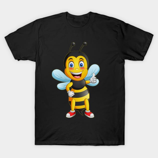 Bumblebee Cutie Kids T-Shirt T-Shirt by sufian